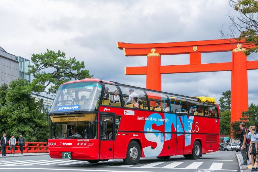Kyoto: Hop-on Hop-off Sightseeing Bus Ticket - Open-top views, sun, and weather reality