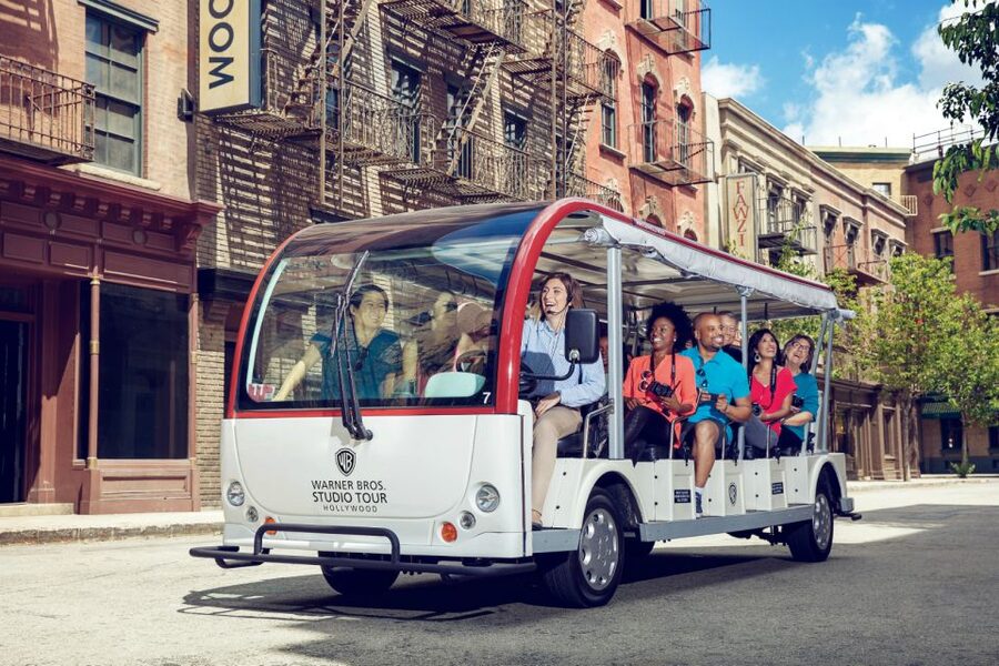 LA: Warner Bros. Studio Tour Hollywood & Bus Tour Package - Celebrity Homes by open-air bus: Beverly Hills and Bel-Air style