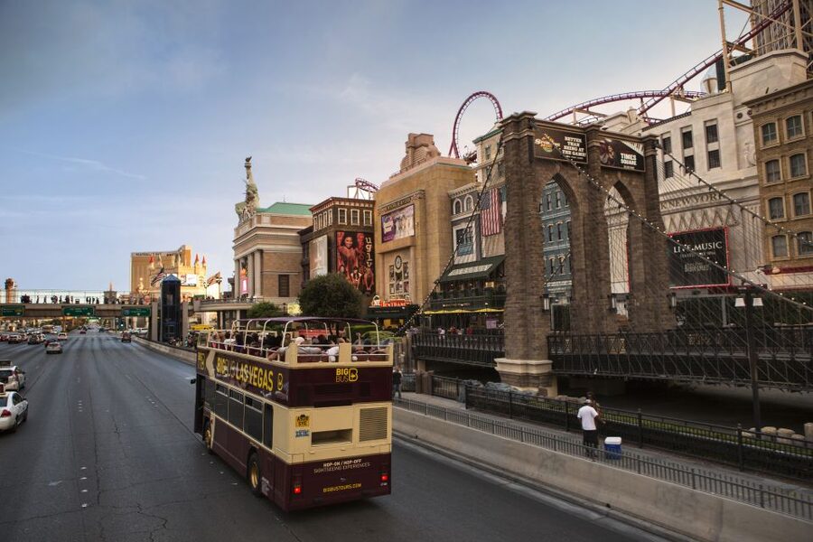 Las Vegas: Hop-on Hop-off Sightseeing Tour by Open-Top Bus - The Night Tour at 7PM: Neon Views and Fremont Street Time