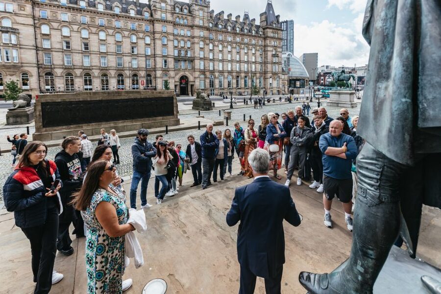 Liverpool: Official Peaky Blinders Coach Tour of Merseyside - The coach experience: comfortable transport with show clips onboard
