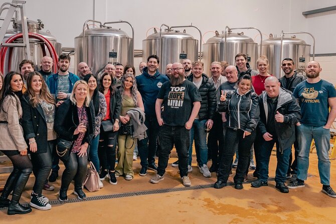 Liverpool's Brewery Bus Tour– 4 Breweries, 12 x Craft Beer & Food - Stop-by-stop: how the tastings work across 4 breweries