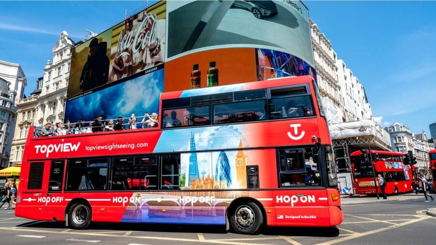 London: 24-Hour Hop-On Hop-Off Bus Pass - Landmarks loop: Big Ben to the Tower area in about 2.5 hours