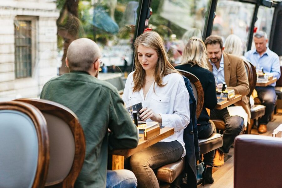 London: 6-Course Gourmet Dinner on a Luxury Coach - Service, music, WiFi, and toilets: The small stuff that changes comfort