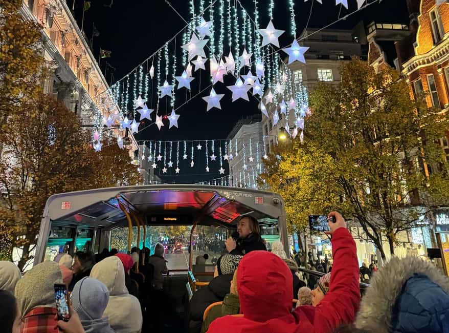 London: Christmas Lights Bus Tour With Live Guide - Choosing Your Starting Point: London Eye, Victoria, or Green Park