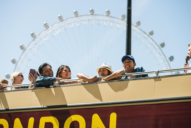 London Eye Fast-Track Ticket with Hop-On Hop-Off Tour and River Cruise - Hop-On Hop-Off Bus Route: Your Central London Orientation Line