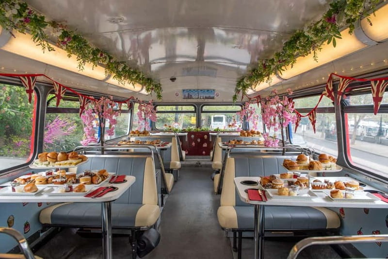 London: Great British Afternoon Tea Bus Tour - The Afternoon Tea Spread: More Than Just Scones and Tea