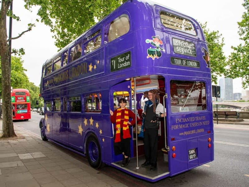London: Harry Potter Film Locations Sightseeing Bus Tour - A Knight Bus feel on a vintage Routemaster