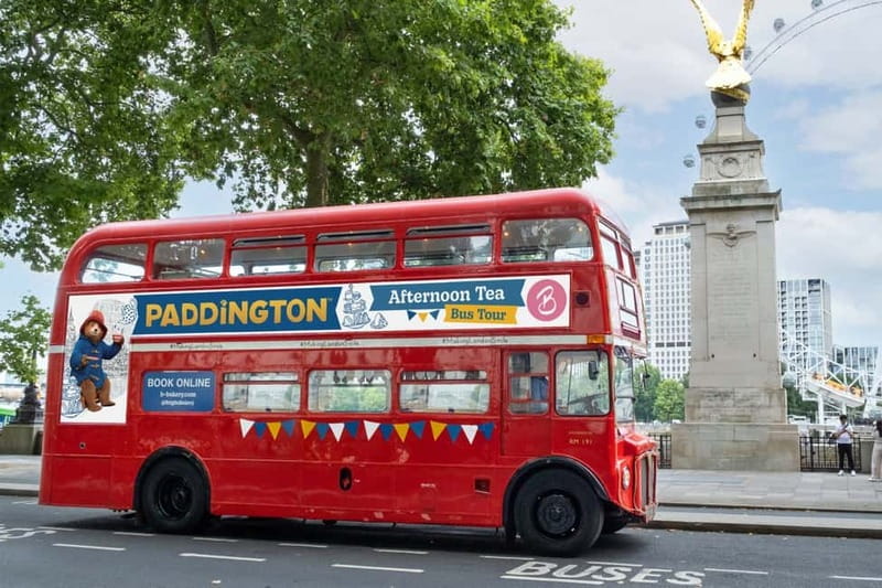 London: Paddington Bear Themed - Afternoon Tea Bus Tour - Paddington and Mrs. Bird: The Audio/Video Guide That Keeps It Moving