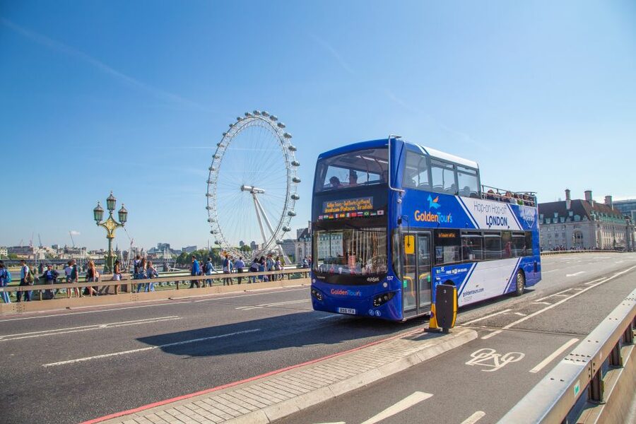 London: Panoramic Open-Top Bus Tour - What’s included: live guide options and audio for when you want control