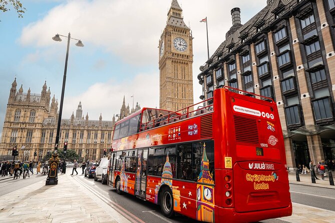 London Tour Hop-on Hop-off Bus with Optional Thames River cruise - The Tower of London Area: Monument, Tooley Street, and Tower Hill