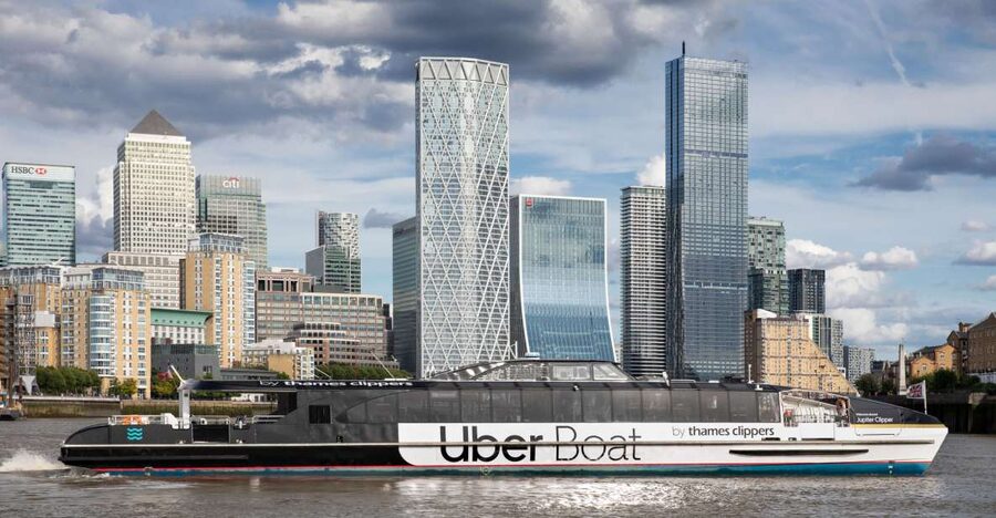 London: Uber Boat 1-Day Hop-On Hop-Off and Cable Car Tickets - North Greenwich and the IFS Cloud Cable Car: the O2 and Olympic Park from above