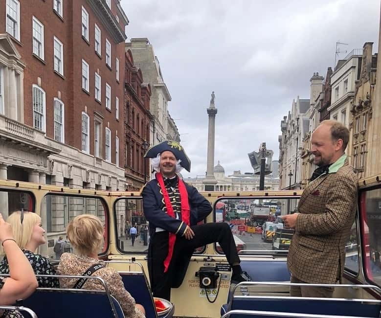 London Vintage Bus Tour: Live Comedy Sightseeing Show - Meeting Lord Larksford and Cheeksworth on the Move
