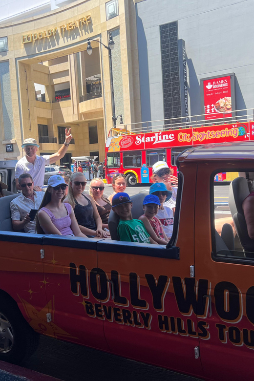 Los Angeles: Hollywood and Beverly Hills Open-Top Bus Tour - Sunset Strip: rock-and-roll energy with guided stories
