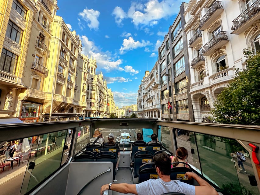 Madrid: Open-Top Big Bus Sightseeing Tour with Live Guide - Practical Timing, Getting Off, and Planning Your Next Move