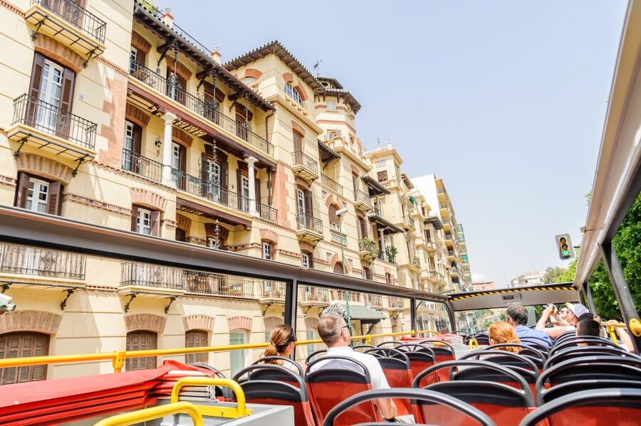 Malaga: City Sightseeing Hop-On Hop-Off Bus Tour - Alcazaba Gardens and Castillo de Gibralfaro: Fortress Views Without the Stress