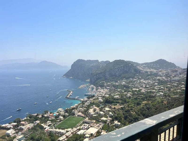 Marina Grande: Guided Capri Island Hop-On Hop-Off Bus Tour - The Anacapri leg: Piazza della Pace, Mamma Mia road views, and walkable sights