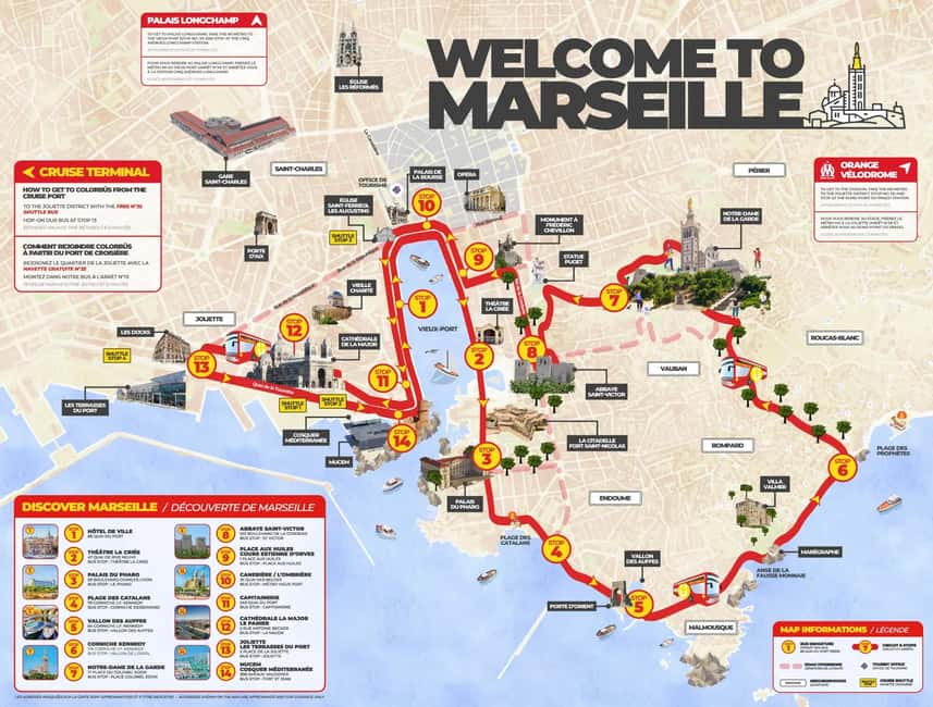 Marseille: City Sightseeing Hop-On Hop-Off Bus Tour - How the Colorbüs app delivers the audio guide and live tracking