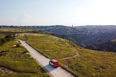 Matera Official Open Bus Tour with entrance to Casa Grotta - Castello Tramontano viewpoint: the orientation stop that saves your legs later