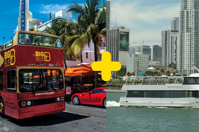 Miami Combo: Open-top Bus Tour and Sightseeing Bay Cruise - The combo plan: seeing Miami fast without renting a car