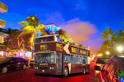 Miami: Open-top Bus Sightseeing Night Tour with Live Guide - Bayside Marketplace departure: your starting point and first views