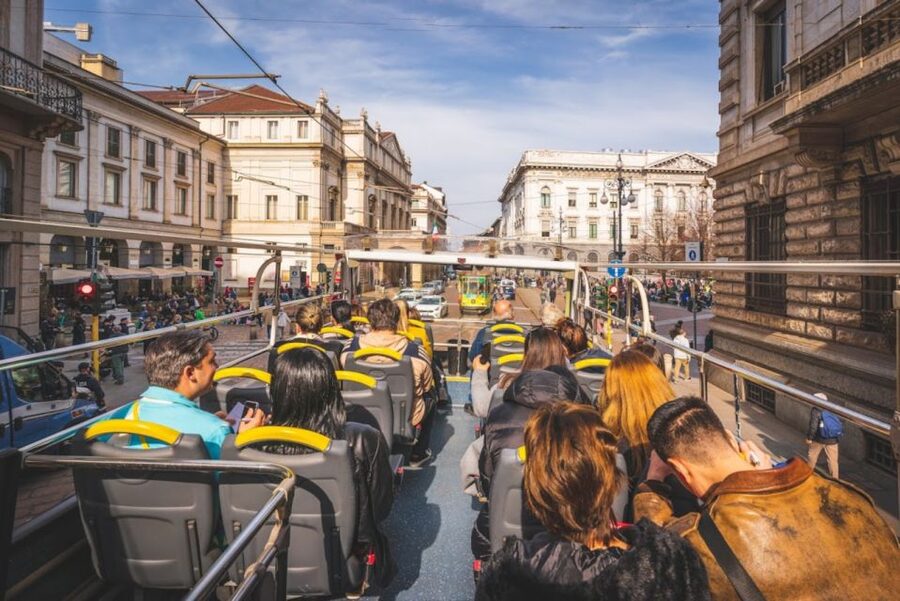 Milan: Gray Line Milan Open Tour Hop-On Hop-Off Bus Tour - On Board: Audio, Wi‑Fi, USB Ports, and the Kid Commentary