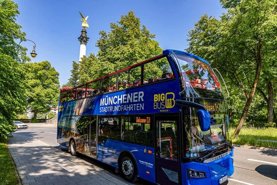Munich: Big Bus Hop-On Hop-Off Sightseeing Bus Tour - Orange Line Focus: English Garden, Olympiapark, and BMW Welt