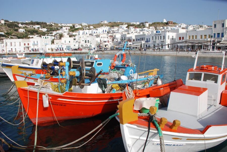 Mykonos: Half-Day City Walking Tour and Island Bus Tour - Monastery of Panagia Tourliani: The 16th-Century Stop That Adds Meaning
