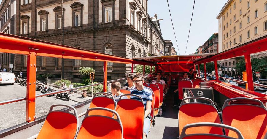 Naples: Hop-on Hop-off Bus Tour 24-Hour Ticket - Line A: the historic Naples loop around old town (about 45 minutes)