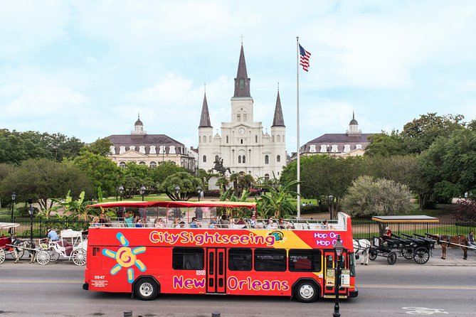 New Orleans City Sightseeing Hop-On Hop-Off Bus Tour - Basin Street and Canal Street at Stops 5 and 6