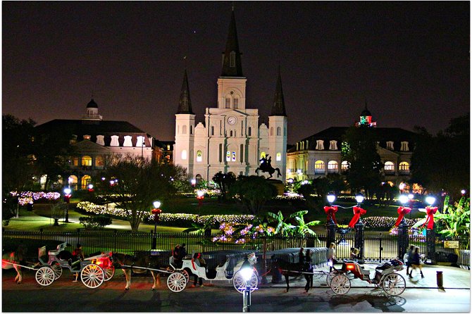 New Orleans Holiday Bus Tour: Jingling Through the Crescent - City Park by Way of Esplanade: Live Oaks + Holiday Foot Traffic
