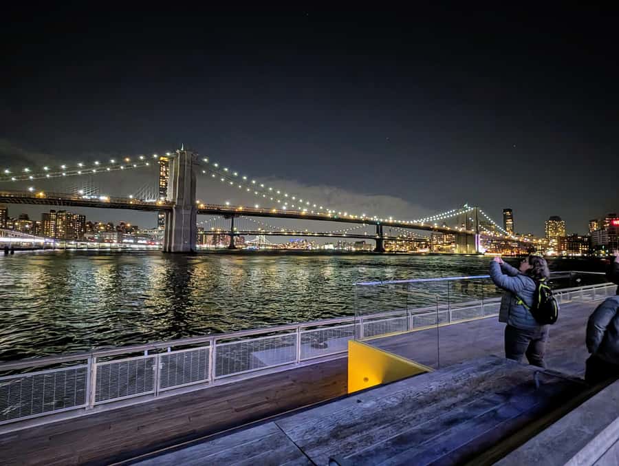 New York City: Guided Private Glass-Top Bus Tour at Night - First stop: High Line Park after dark, plus a real walk break