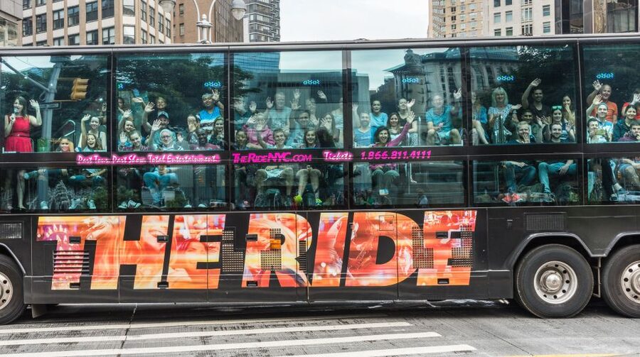 New York City: The Ride Interactive Bus Tour - Why a 45-Foot Bus Becomes Broadway on Wheels