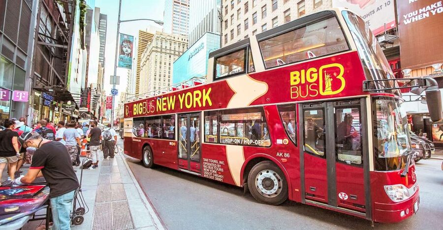 New York: Hop-on Hop-off Sightseeing Tour by Open-top Bus - Entering the Double-Decker: Audio, App, and Getting On Fast