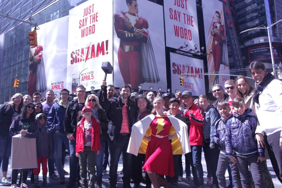 NYC: Bus Tour to Superhero Film Locations - Times Square to Park Avenue: Captain America and Spider-Man come into focus
