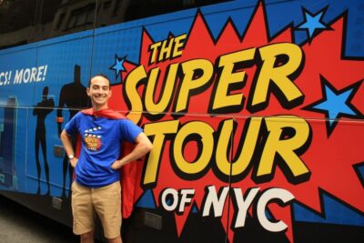 NYC: Bus Tour to Superhero Film Locations - Meeting on West 43rd: getting started without wasting time