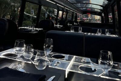NYC Bustronome Gourmet Sightseeing Dinner tour Panoramic Bus - Price and value: what $140 really buys you