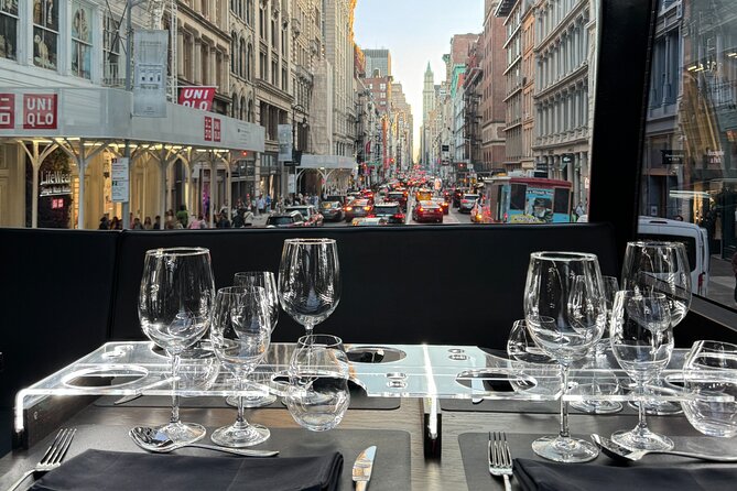 NYC Bustronome Gourmet Sightseeing Lunch Panoramic Bus - Price and Drinks Reality: Is $80 Worth It?