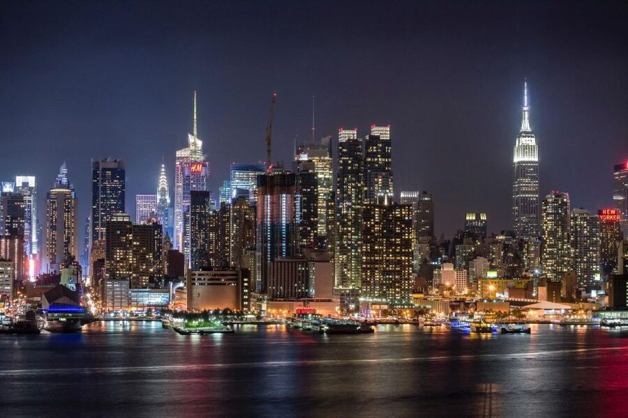 NYC: City Skyline Sightseeing Bus Tour at Night - Getting There: Midtown Pickup to a 4-Hour Night Loop