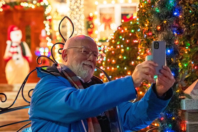 NYC Holiday Lights and Dyker Heights Luxury Bus Tour - World Trade Center Area and the 9/11 Memorial Moment