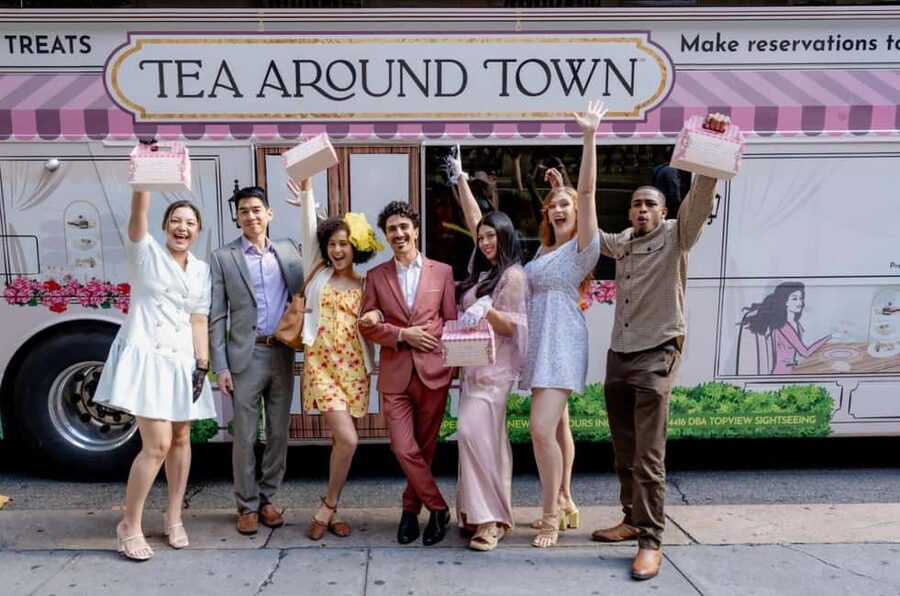 NYC: Tea Around Town Bus Tour with Live Entertainment - What’s actually included: teas, scones, and sweet treats