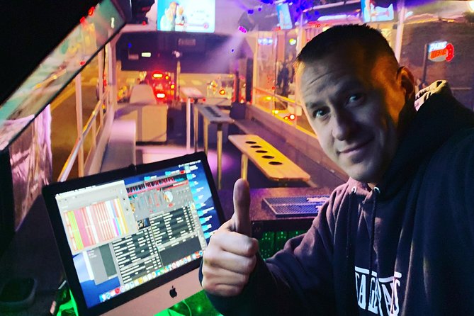 Open Air Party Bus with DJ & Bartender 21+ - Meeting Point Reality: Upstage Party Bus at 833 Hawkins St