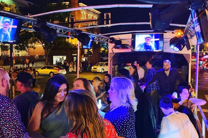 Open Air Party Bus with DJ & Bartender 21+ - DJ, Bartender, and 8 TVs: Why This Feels Like a Venue