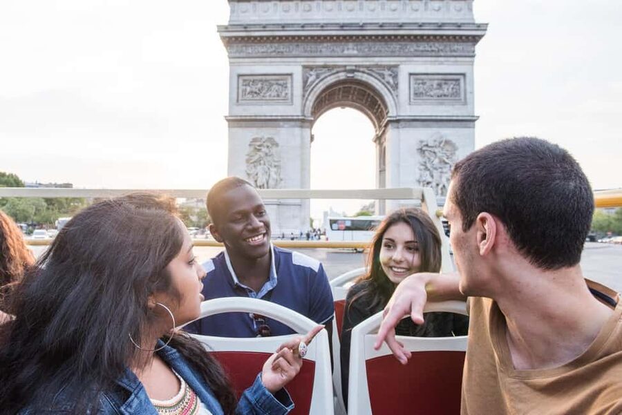 Paris: Arc de Triomphe Ticket & Big Bus Hop-on Hop-off Tour - Quick hits before you go