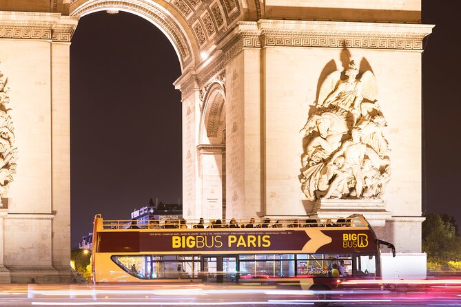 Paris Big Bus Open Top Panoramic Night Tour - Champs‑Élysées Departure and Night Timing You Can Actually Plan