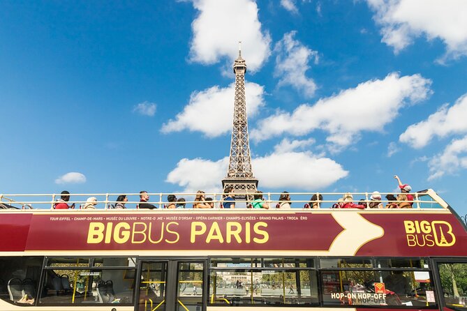 Paris Big Bus Open Top Panoramic Night Tour - Eiffel Tower Sparkle Without Eiffel Tower Tickets