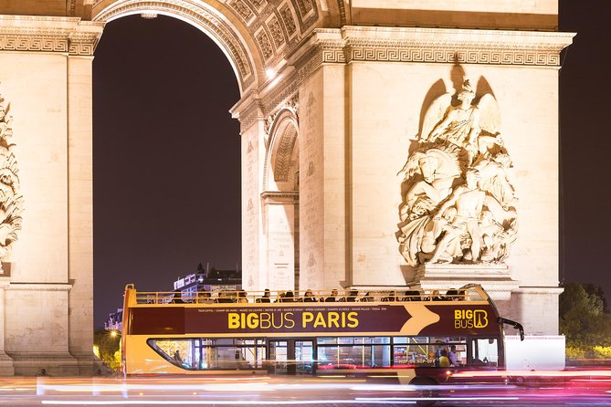 Paris Big Bus Open Top Panoramic Night Tour - Trocadéro Esplanade and Grand Palais: The Classic Paris View Angles