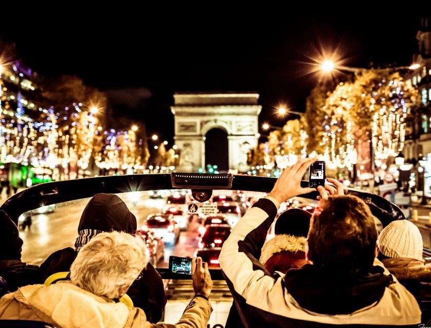 Paris: Tootbus Open-Top Christmas Bus Tour - Riding Tootbus at night: why this one works in winter