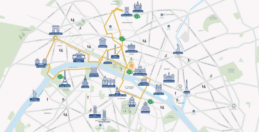 Paris: Tootbus Panoramic by Night Bus Tour with Audioguide - Getting On at the Louvre: Stop #2 and the 10-Minute Rule