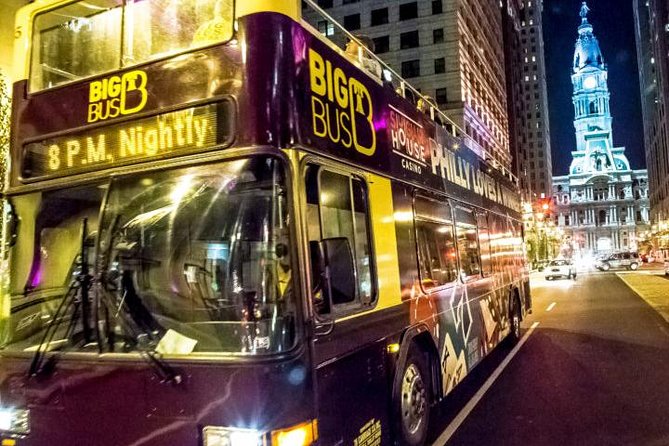 Philly By Night Double Decker Bus Tour - The Route You’ll Actually Care About: From Waterfront to Center City