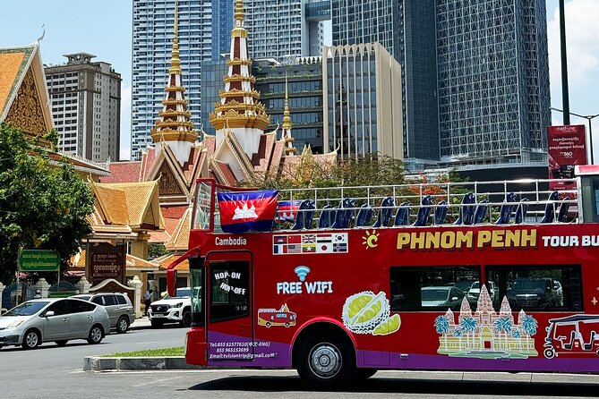 Phnom Penh Hop-on Hop-off Bus with Free Boat Cruise 1 Day Pass - Audio guide and staff: the service level that makes the loop easier